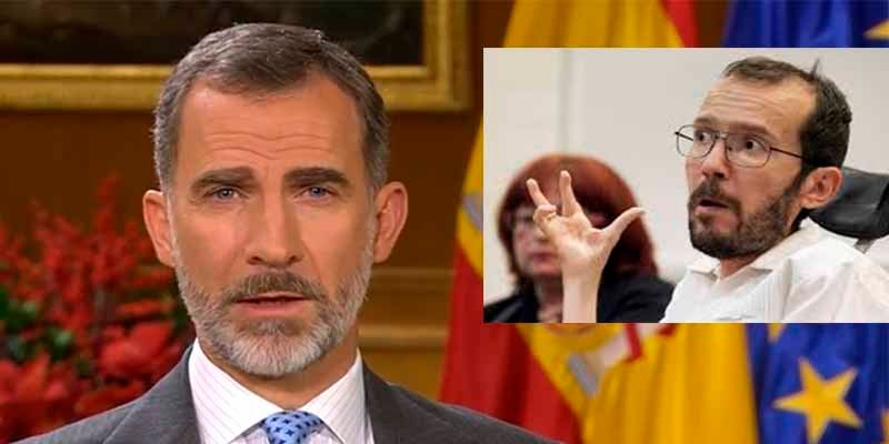 Los zarrapastrosos de Podemos insultan así al Rey de España: "Fue el espermatozoide más rápido"