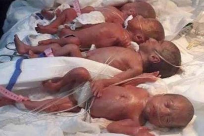 No planeaban tener m&aacute;s hijos, pero ella se descuid&oacute;, qued&oacute; embarazada y han tenido septillizos