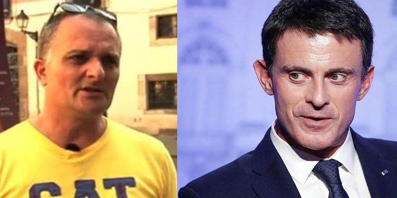 El 'humorista' estrella de TV3 a Manuel Valls que pagamos todos: "Malparido", "gusano", "trozo de mierda"