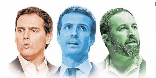 PP, Cs y VOX convocan a los espa&ntilde;oles a la Plaza de Col&oacute;n este domingo 'para echar al traidor S&aacute;nchez'