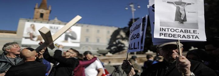 Marcha en Roma: Víctimas de abusos clericales exigen tolerancia cero