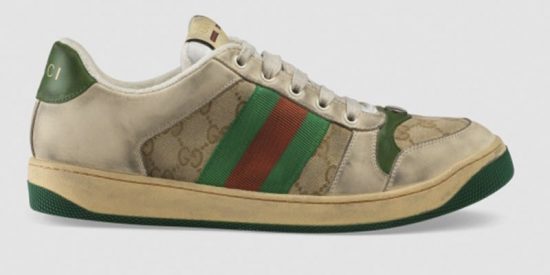 &ldquo;Zapatillas sucias&rdquo;, el &uacute;ltimo lanzamiento surrealista de Gucci que cuesta 734 d&oacute;lares