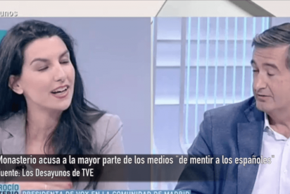Rocío Monasterio estalla en TVE y acusa a la gran mayoría de los medios "de mentir a los españoles"