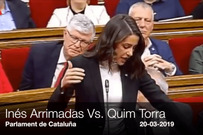 Arrimadas machaca al Torra que más se hace el bobo: "¿Qué parte no ha entendido?"