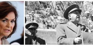 Carmen Calvo escarbando, siniestra, en la tumba de Franco, encarna los peores fantasmas del pasado de España