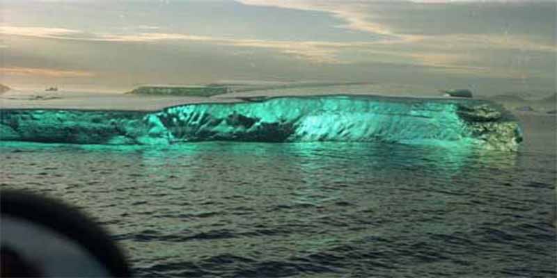 Resuelven el misterio de los icebergs verdes de la Ant&aacute;rtida