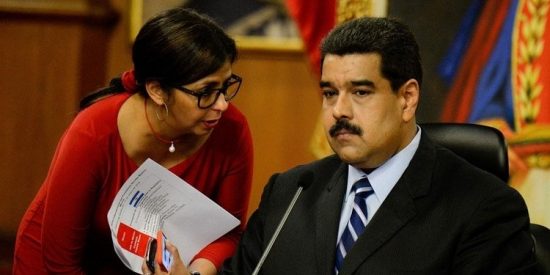 La chavista Delcy Rodr&iacute;guez adelanta que "tomar&aacute;n medidas" contra Juan Guaid&oacute;