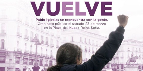 La pesadilla demosc&oacute;pica que enfr&iacute;a a base de bien el esperp&eacute;ntico show de reaparici&oacute;n de Pablo Iglesias