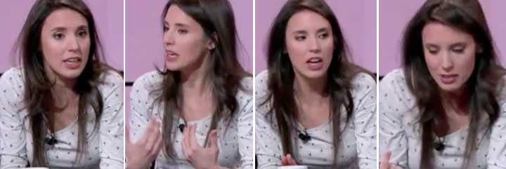 La 'ilusa' Irene Montero critica la idea de S&aacute;nchez de hacer un Gobierno a la portuguesa y Twitter rescata unas inoportunas afirmaciones de la portavoz podemita
