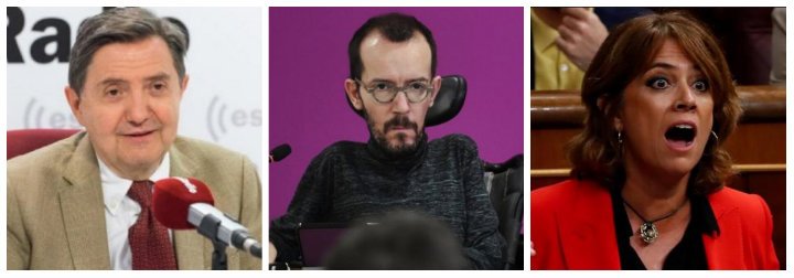 Losantos se mofa recreando un 8-M con los femimachos 'Echeminga Dominga' y la ministra de la "informaci&oacute;n vaginal"