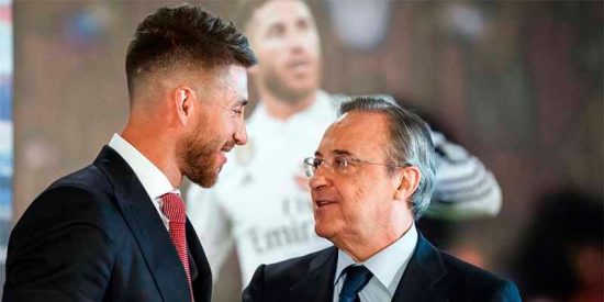 Tremenda bronca entre Sergio Ramos y Florentino Pérez: Uno dice 'te echo del Real Madrid' y el otro replica 'me pagas y me voy'