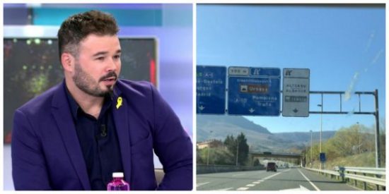 Gabriel Rufi&aacute;n presume de viajar al pueblo donde agredieron a dos guardias civiles y se lleva un escarmiento de libro