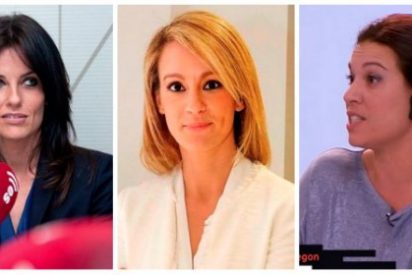 Mar&iacute;a Jamardo y Cristina Segu&iacute; le pintan la cara a la pesetera Taleg&oacute;n por rajar contra Inda: "Es la Lewinski de Puigdemont"