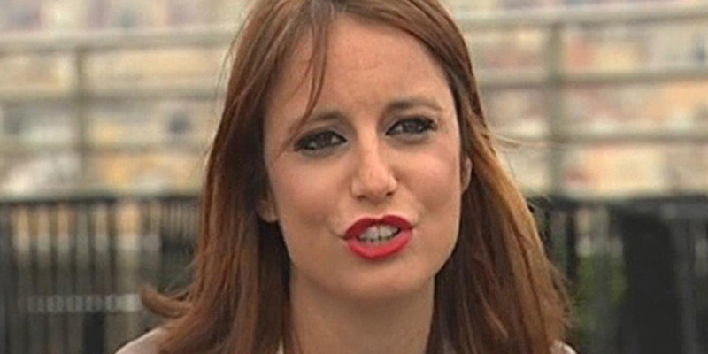 Andrea Levy muy cabreada y con raz&oacute;n por las constantes preguntas sobre su aspecto f&iacute;sico