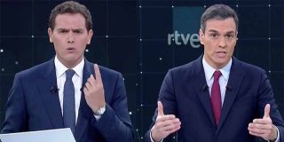 Debate: Rivera repartiendo estopa y Casado a la espera acorralan a S&aacute;nchez y borran a Iglesias