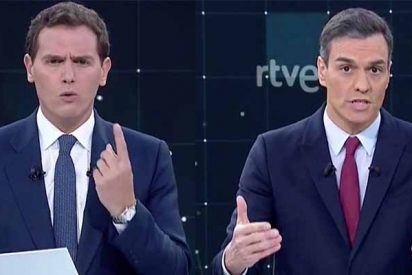 Debate: Rivera repartiendo estopa y Casado a la espera acorralan a Sánchez y borran a Iglesias