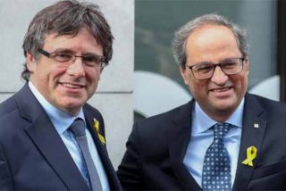 El xen&oacute;fobo Torra se tiene que escapar ya a Waterloo a comer mejillones con el pr&oacute;fugo Puigdemont