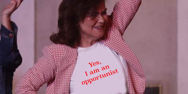 Los mejores memes sobre el forzado look de Carmen Calvo en la noche electoral