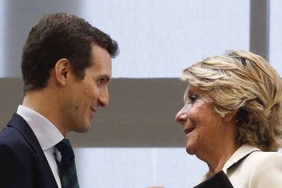 Esperanza Aguirre pide a Pablo Casado que aguante al frente del partido porque 'la derrota del PP ya había empezado' con Rajoy