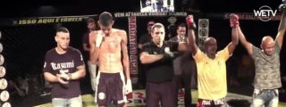 "David contra Goliat": la llamativa pelea de MMA de Muay Thai