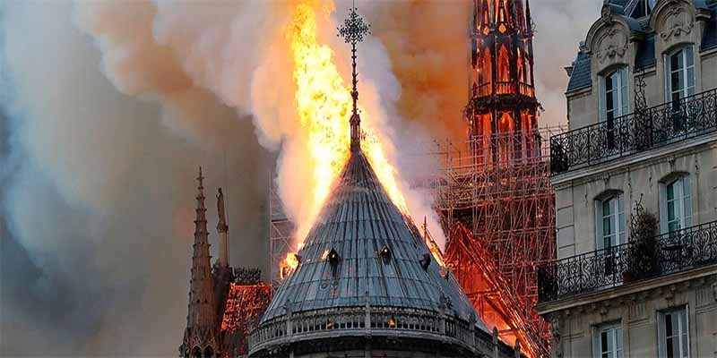 Cristianofobia: extremistas de izquierda se mofan del incendio de Notre Dame de París