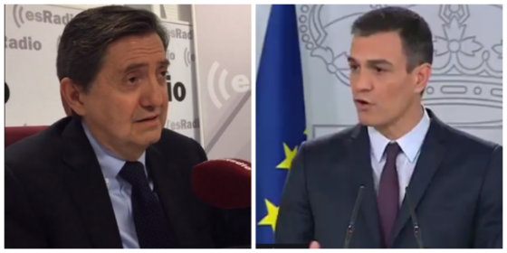 Losantos, directo como una daga al coraz&oacute;n de S&aacute;nchez tras su componenda bilduetarra en Navarra: "No cabe concentrar m&aacute;s cobard&iacute;a en menos d&iacute;as"