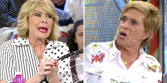 La bronca más bestia entre Mila Ximénez y Chelo García Cortés: "¡A mí no me levantes la mano!"