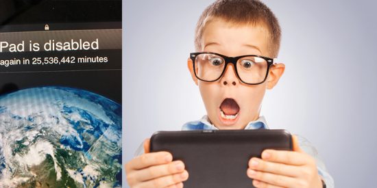 &iexcl;El hijo de este periodista le bloque&oacute; el iPad para los pr&oacute;ximos 25.536.442 minutos!