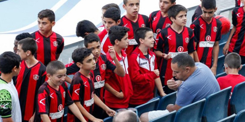 Niños israel&iacute;es y palestinos