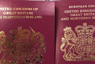 Brexit: El Reino Unido elimina ya las palabras "Uni&oacute;n Europea" de los pasaportes de sus ciudadanos