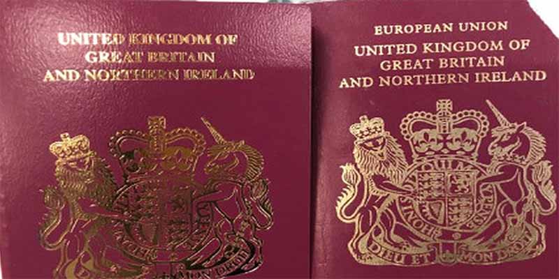 Brexit: El Reino Unido elimina ya las palabras "Unión Europea" de los pasaportes de sus ciudadanos
