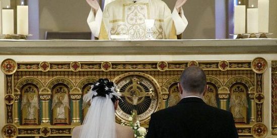 Una boda cat&oacute;lica.