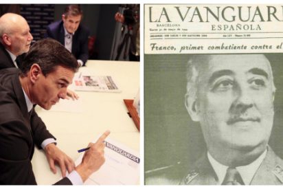 La Vanguardia invita a S&aacute;nchez a dise&ntilde;ar su portada y los tuiteros le recuerdan otras portadas suyas a mayor gloria del poder de turno