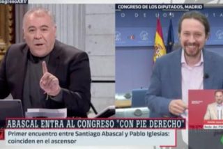 Iglesias le dice a Ferreras que su inesperado encuentro con Abascal es como si &eacute;l se encontrara con Losantos