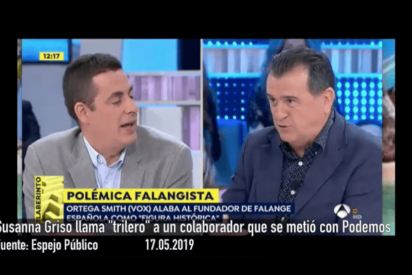 Susanna Griso llama "trilero" a un colaborador porque no le gusta lo que dice