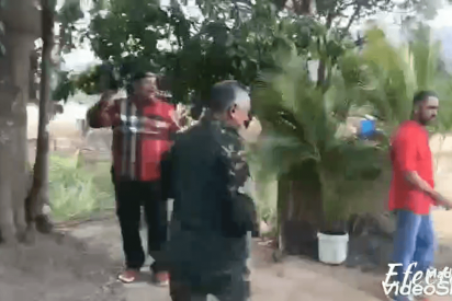 Un obeso Diosdado Cabello hace el rid&iacute;culo durante un entrenamiento militar