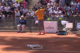 El lamentable y agresivo espect&aacute;culo de Kyrgios por el que le han descalificado de Roma
