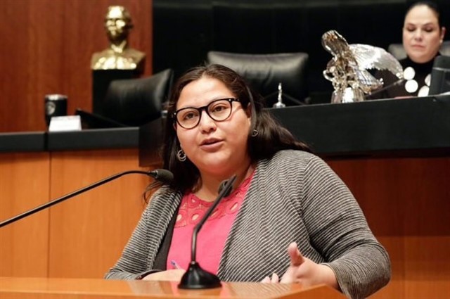 Estalla un libro bomba en el despacho de la senadora mexicana Citlalli Hern&aacute;ndez