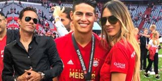 James present&oacute; a Shannon de Lima (ex de Marc Anthony) como su nueva novia en el Bayern Arena