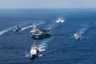 India, EEUU, Australia y Jap&oacute;n realizan ejercicios navales para intimidar a China
