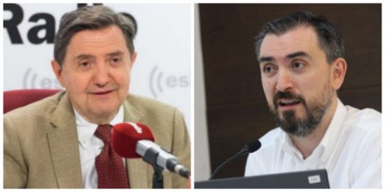 Ignacio Escolar se esconde tras un esbirro para vomitar bilis contra Losantos: "Es un chiflado, el Valtonyc de la extrema derecha"