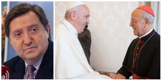 Losantos reparte hostias al Papa Francisco y a la Conferencia Episcopal