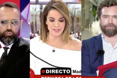 Los de Risto Mejide se vienen tan arriba que denigran a su propia compa&ntilde;era Carme Chaparro: "&iexcl;A ver si Espinosa de los Monteros tiene narices de venir aqu&iacute;!"