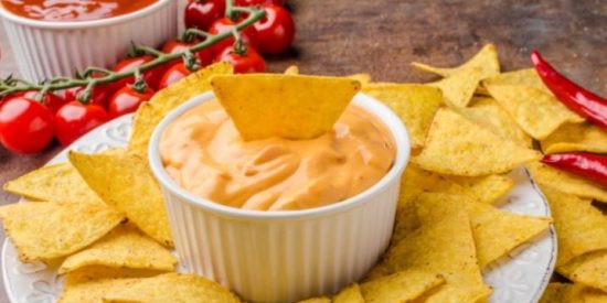 Salsa de queso para nachos