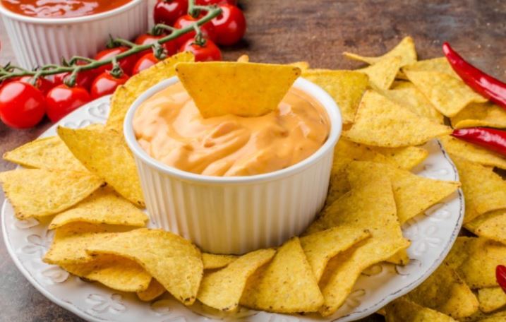 Salsa de queso para nachos