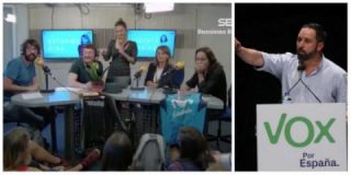 Bufonada escatológica de Quique Peinado contra Santiago Abascal