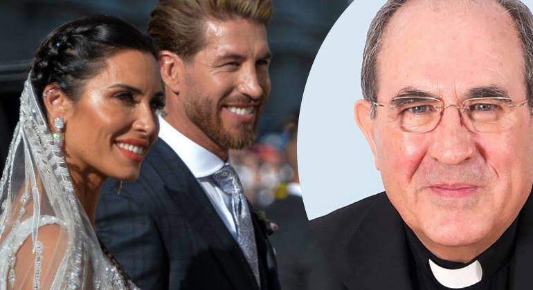 La 'espant&aacute;' del arzobispo de Sevilla en la boda de Sergio Ramos y Pilar Rubio