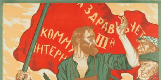 Un cartel de la III Internacional Comunista.