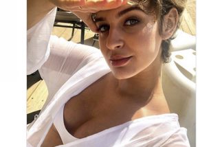 La caradura de Laura Escanes, mujer de Risto, saca provecho en las redes de su normal aumento de pecho por el embarazo