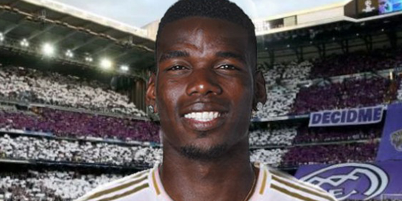 Paul Pogba ya no sabe c&oacute;mo decir que est&aacute; loco por jugar en el Real Madrid